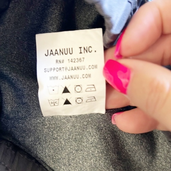 Jaanu Inc Women's Charcoal Gray Jogger Scrub Pants - Picture 11 of 13